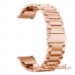 Rose gold metalna klasicna narukvica 20mm Samsung galaxy watch 42mm